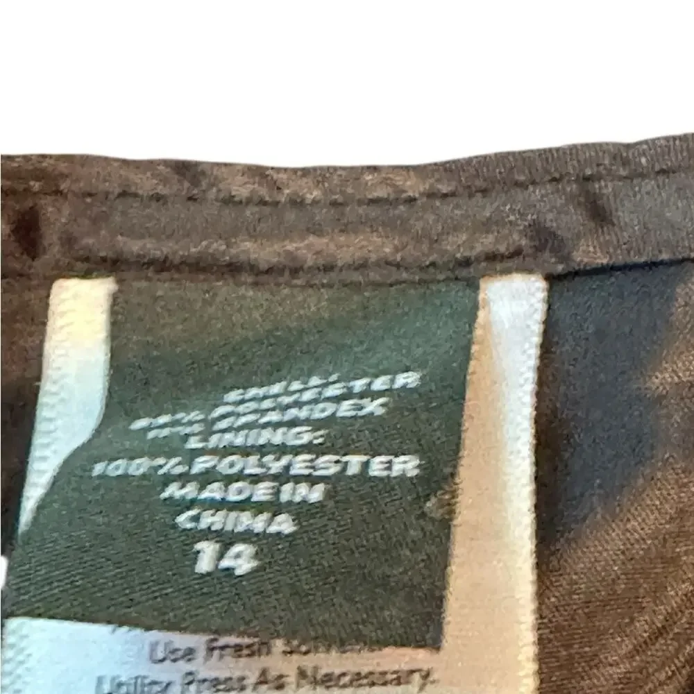 Eddie Bauer Blakely Fit Black Wide-Leg Trousers Size 14 EUC - Picture 6 of 15